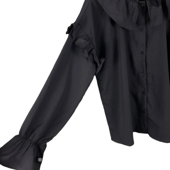 Walter Baker Ruffle Front Shirt - Picture 4 of 7